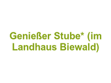 Genießer Stube* (im Landhaus Biewald) Logo