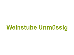 Weinstube Unmüssig Logo