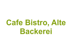 Cafe Bistro, Alte Backerei Logo