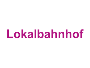 Lokalbahnhof Logo