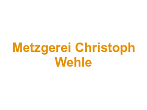 Metzgerei Christoph Wehle Logo