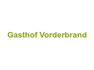 Gasthof Vorderbrand Logo