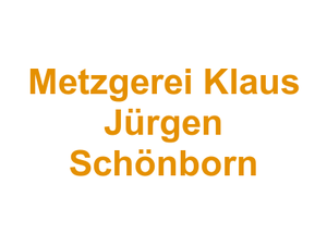 Metzgerei Klaus Jürgen Schönborn Logo