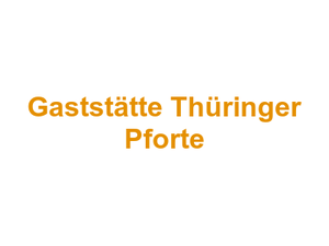 Gaststätte Thüringer Pforte Logo