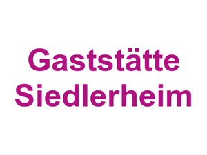 Gaststätte Siedlerheim Logo