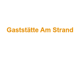 Gaststätte Am Strand Logo