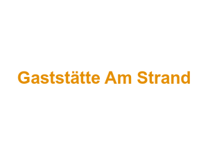 Gaststätte Am Strand Logo