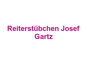 Reiterstübchen Josef Gartz Logo