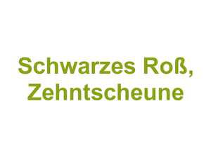 Schwarzes Roß, Zehntscheune Logo