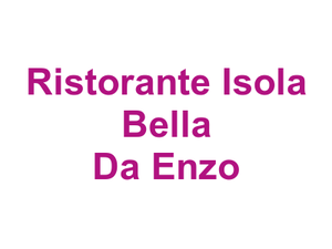 Ristorante Isola Bella Da Enzo Logo