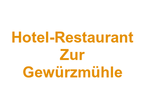 Hotel-Restaurant "Zur Gewürzmühle" Logo