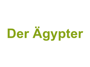 Der Ägypter Logo