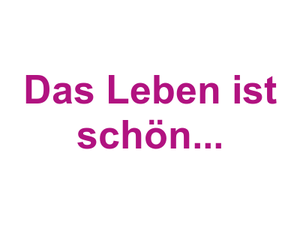 Das Leben ist schön... Logo
