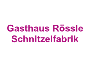 Gasthaus Rössle Schnitzelfabrik Logo
