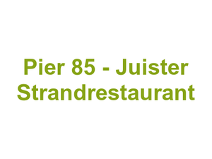 Pier 85 - Juister Strandrestaurant Logo