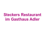 Steckers Restaurant im Gasthaus Adler Logo