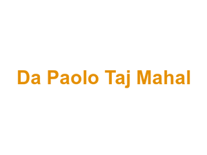 Da Paolo Taj Mahal Logo