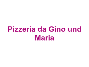 Pizzeria da Gino und Maria Logo
