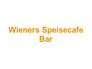 Wiener's Speisecafe Bar Logo