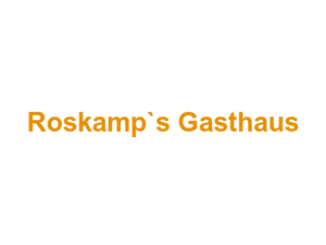 Roskamp`s Gasthaus Logo