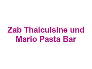 Zab Thaicuisine und Mario Pasta Bar Logo
