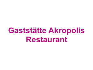 Gaststätte Akropolis Restaurant Logo