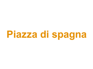 Piazza di spagna Logo