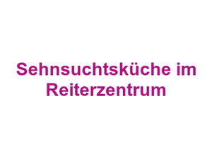Veganes Restaurant Sehnsuchtsküche im Reiterzentrum Logo