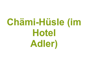 Schwarzwald Restaurant Chämi-Hüsle (im Hotel Adler) Logo