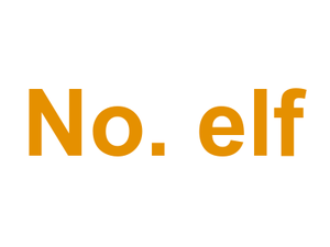 No. elf Logo