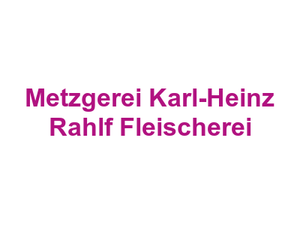 Metzgerei Karl-Heinz Rahlf Fleischerei Logo
