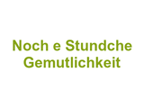 Noch e' Stundche Gemutlichkeit Logo