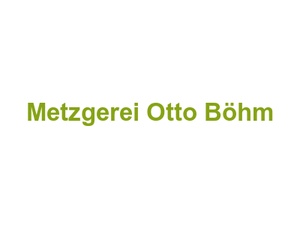 Metzgerei Otto Böhm Logo