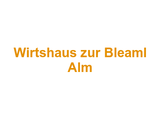 Wirtshaus zur Bleaml Alm Logo
