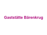 Gaststätte Bärenkrug Logo