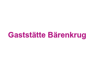 Gaststätte Bärenkrug Logo