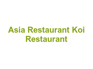 Asia Restaurant Koi Restaurant Logo