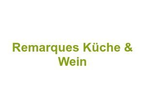 Remarque's Küche & Wein Logo