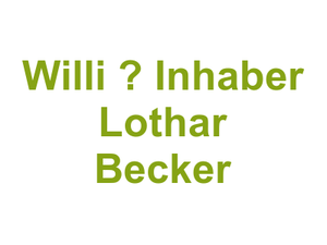 Metzgerei Der Fritten Willi – Inhaber Lothar Becker Logo