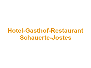 Hotel-Gasthof-Restaurant Schauerte-Jostes Logo