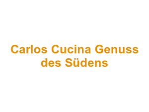Carlos Cucina Genuss des Südens Logo
