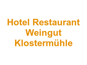 Hotel Restaurant Weingut Klostermühle Logo