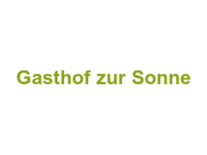 Gasthof zur Sonne Logo