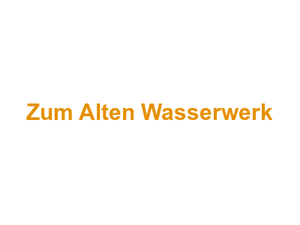 Zum Alten Wasserwerk Logo