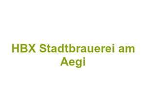 HBX Stadtbrauerei am Aegi Logo