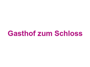 Gasthof zum Schloss Logo