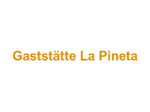 Gaststätte La Pineta Logo