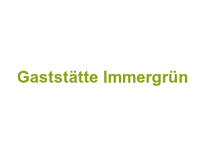 Gaststätte Immergrün Logo