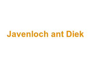 Javenloch an't Diek Logo