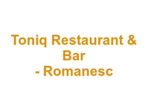 Toniq Restaurant & Bar - Romanesc Logo